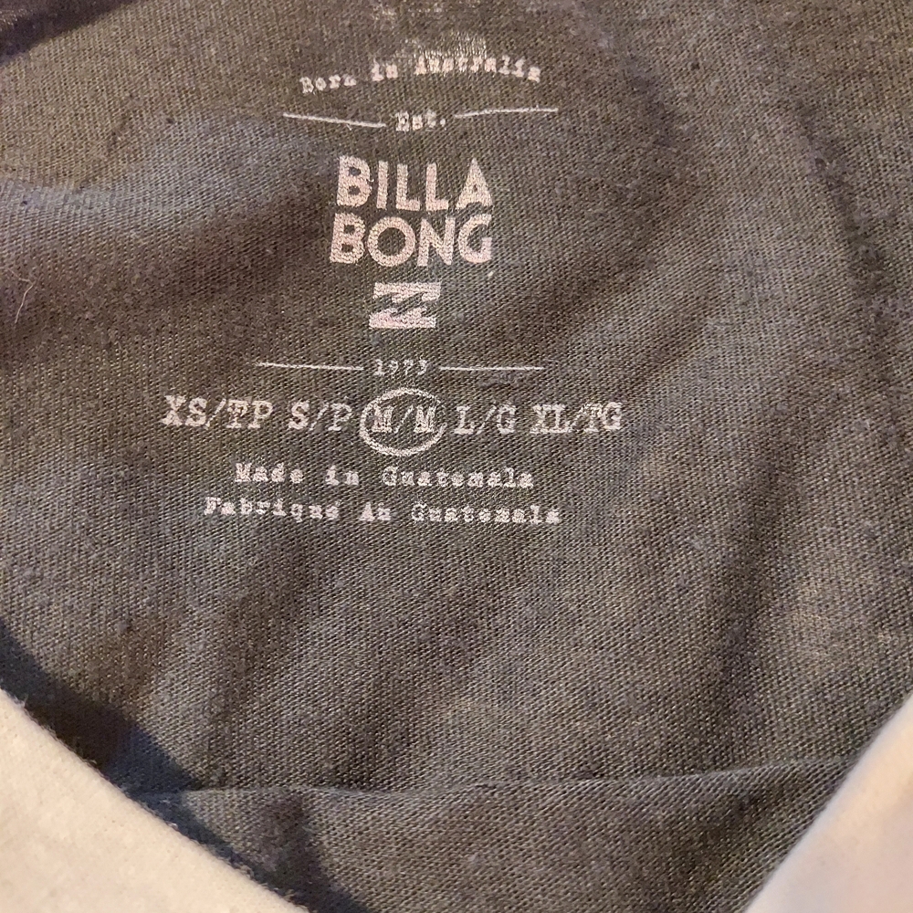 Billabong Country Western Raglan Sleeve Baseball Tee - Picture 3 of 7
